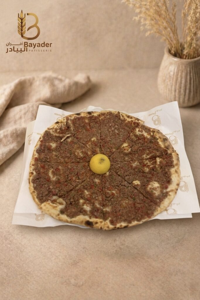 منقوشة لحمة دوبل مشروحة